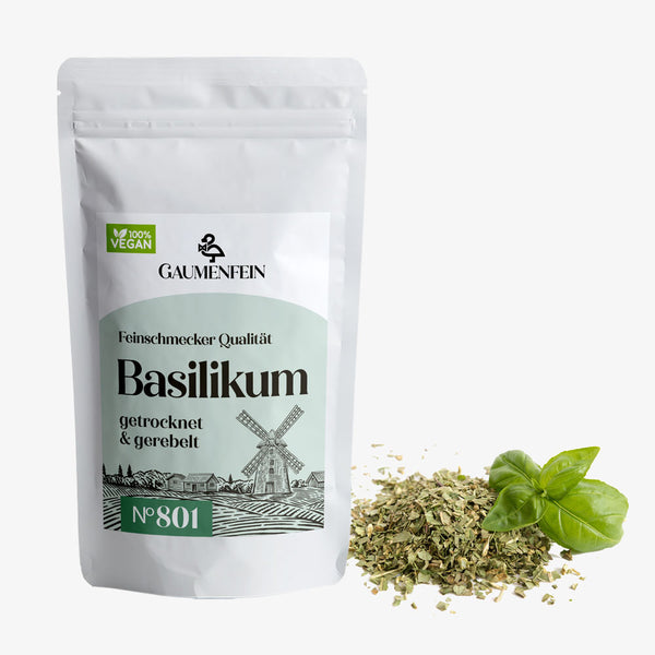 Basilikum | Getrocknet und Gerebelt | No. 801